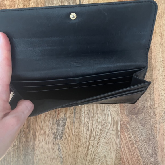 Coach Black Pebble Leather Wallet - Picture 3 of 7